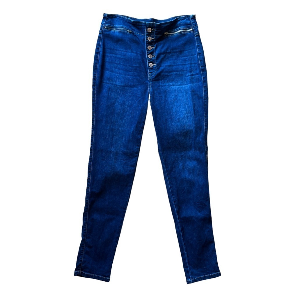KanCan high rise skinny jeans in dark wash size 11 / 29